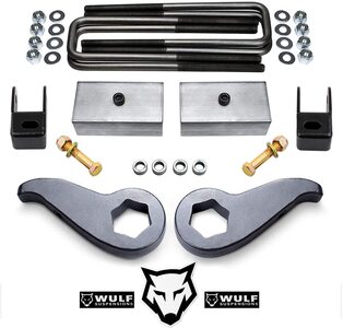 WULF Suspensions 3-inch Front 2-inch Rear Leveling Kit