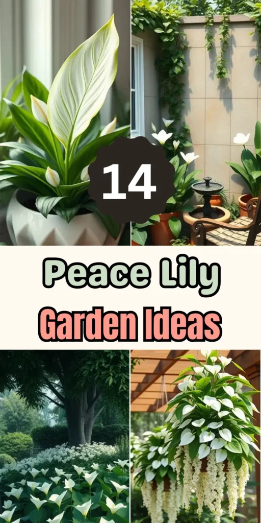 Peace Lily Garden Ideas