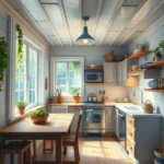 18 Tiny Cottage Space-Saving Kitchen Design Ideas