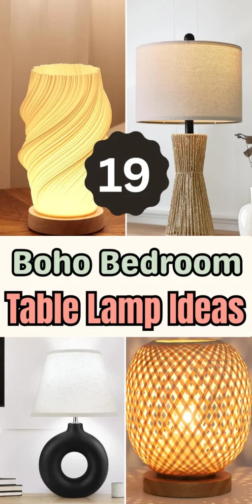 Stunning Boho Table Lamp Ideas to Transform Your Bedroom Sanctuary