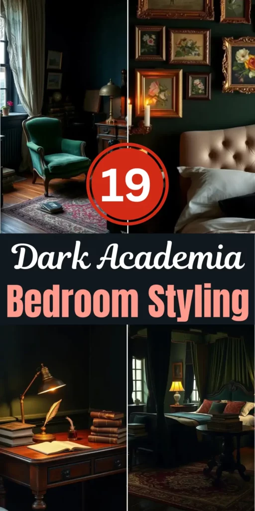 Dark Academia Bedroom Styling Tips and Decors: From Classics to Comfort
