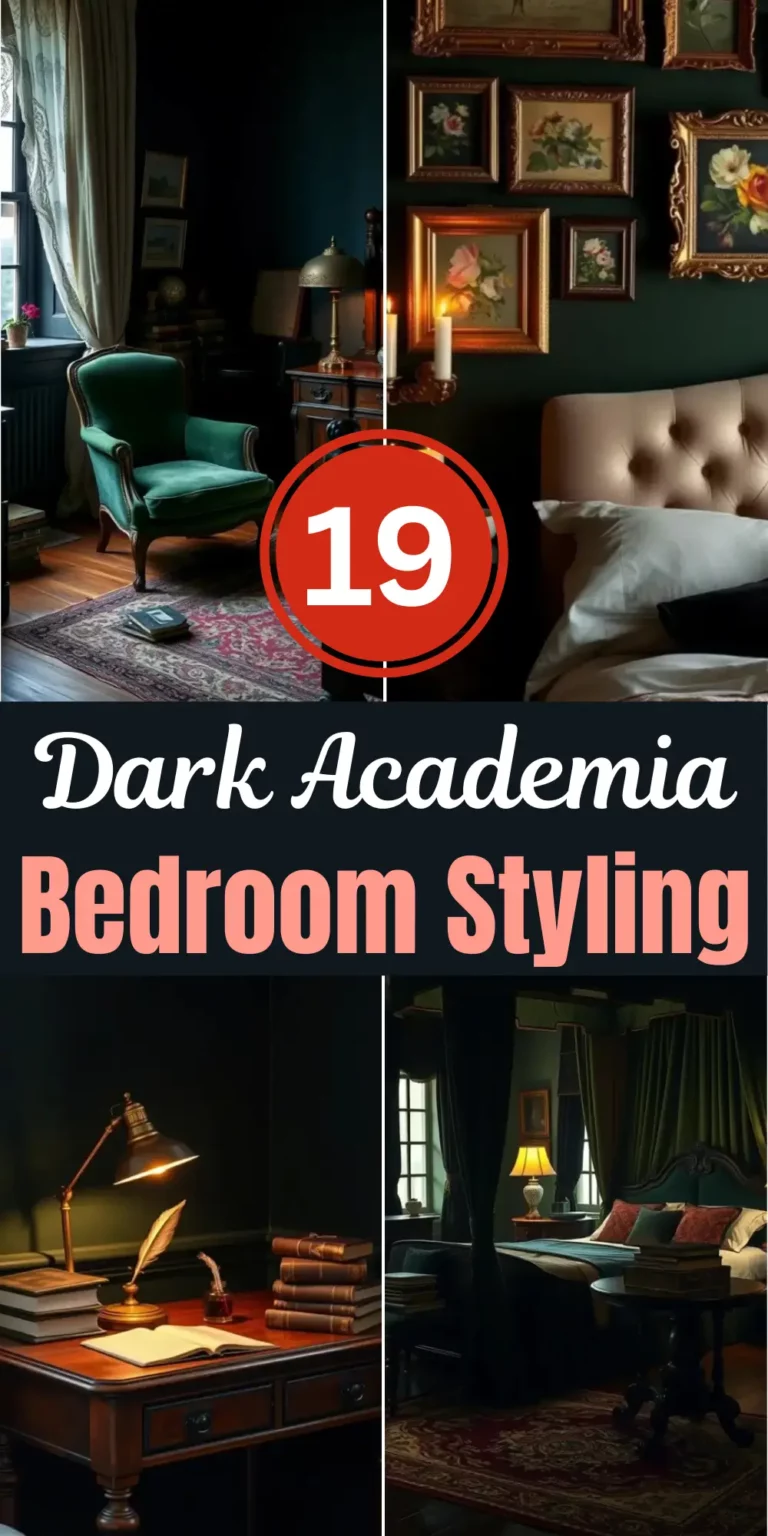 Dark Academia Bedroom Styling Tips and Decors: From Classics to Comfort