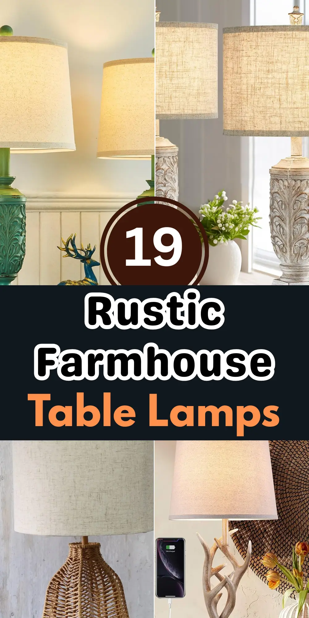 Rustic Farmhouse Table Lamps: Secret to Creating Cozy Country Aesthetic