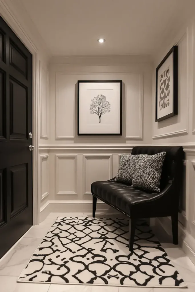 16 monochrome entry elegance