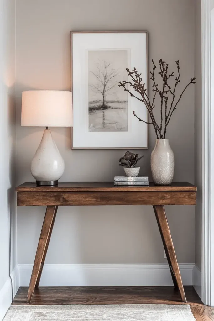 29 transitional stylish foyer
