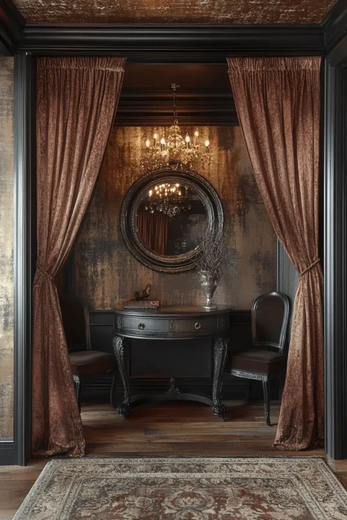 9 retro glam entrance