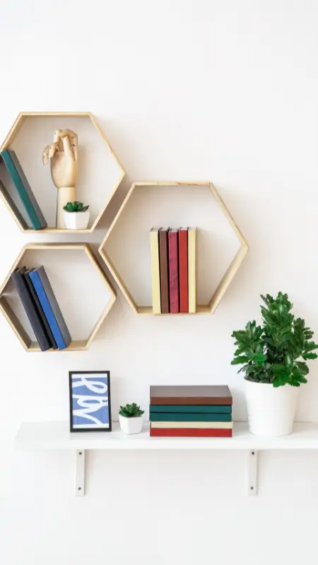 DIY Hanging Shelves Idea 6