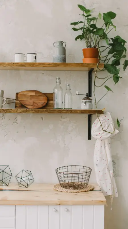 DIY Hanging Shelves Idea 8