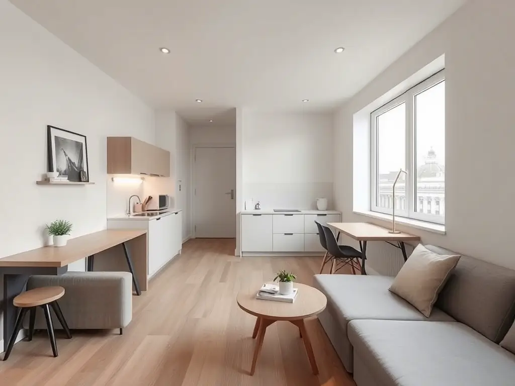 tiny condo interior design feature