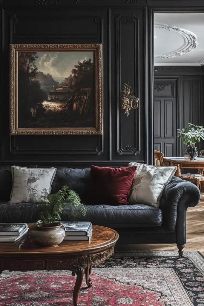 Charcoal Sofa Living Room Ideas (12)