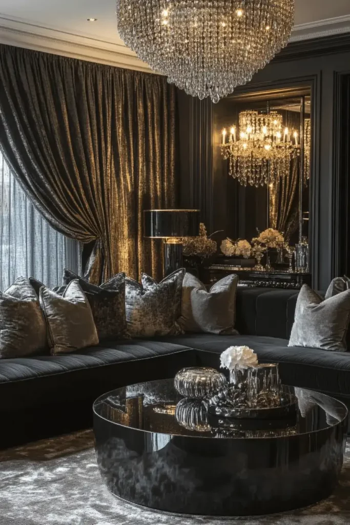 Charcoal Sofa Living Room Ideas (16)