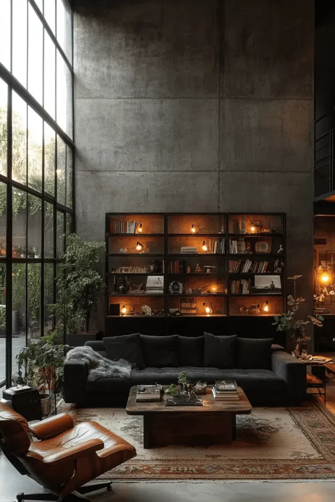 Charcoal Sofa Living Room Ideas (21)