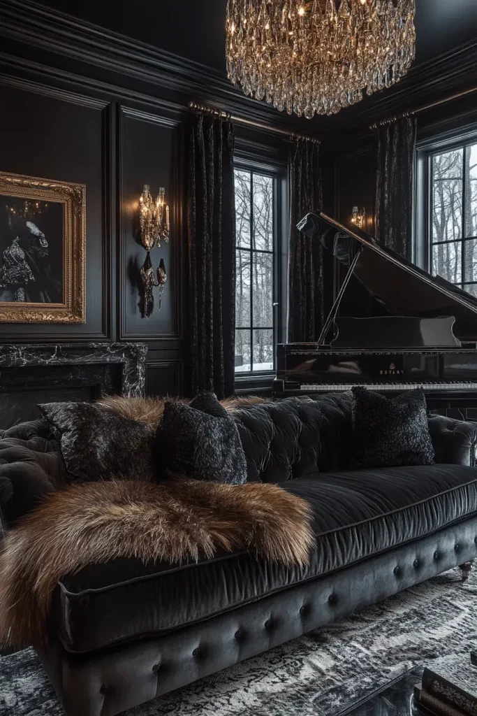 Charcoal Sofa Living Room Ideas (28)