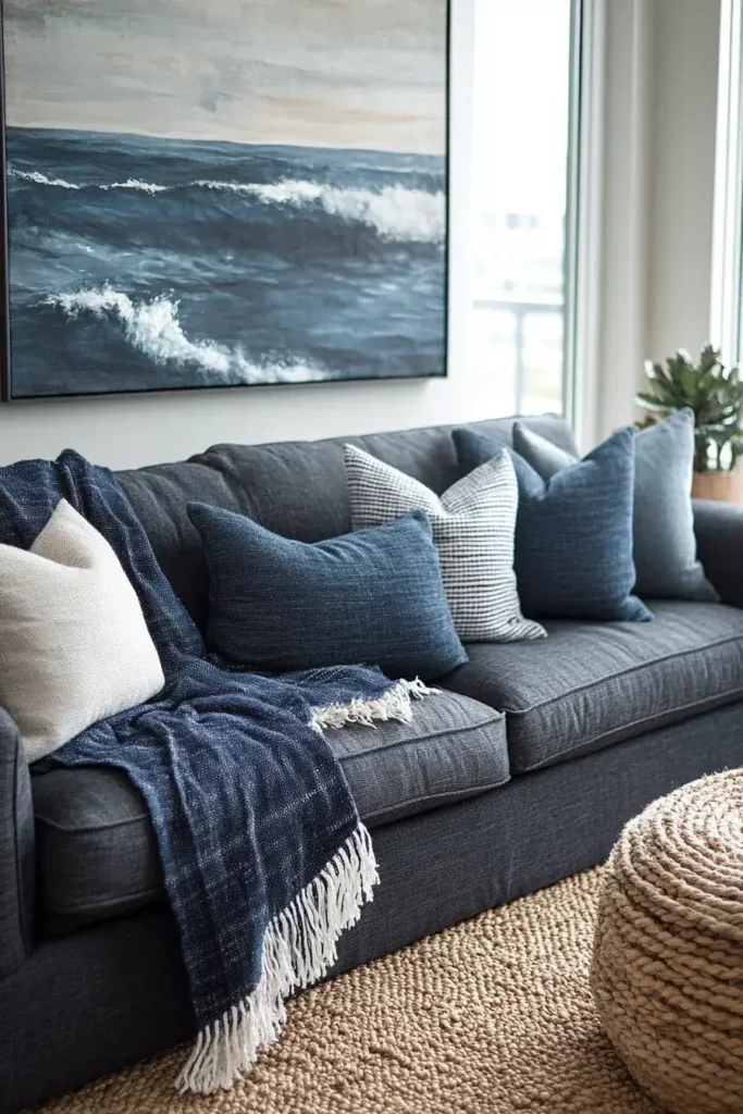 Charcoal Sofa Living Room Ideas (9)