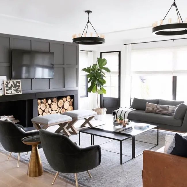 Charcoal Sofa Living Room Ideas 15