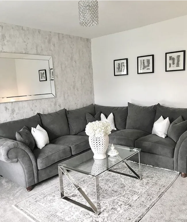 Charcoal Sofa Living Room Ideas 19