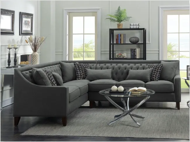 Charcoal Sofa Living Room Ideas 28
