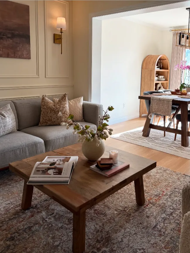 Cozy Mid century modern living room 1