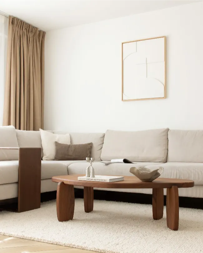 Cozy Mid century modern living room 9