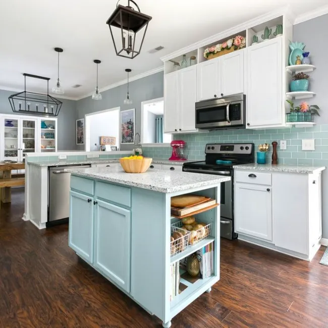 Recycled Glass Countertops for Kitchen 13