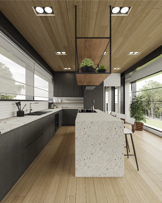 Terrazzo kitchen countertops 14