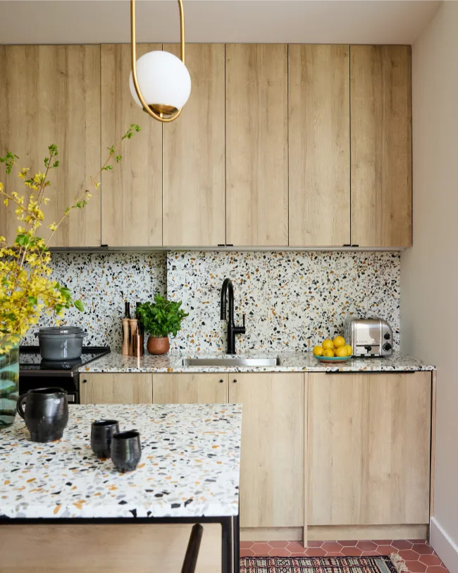 Terrazzo kitchen countertops 22
