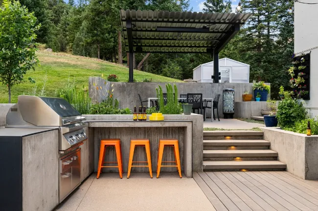 Modern Outdoor Kitchen Design 1