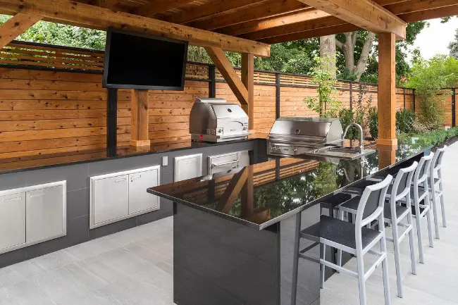 Modern Outdoor Kitchen Design 11