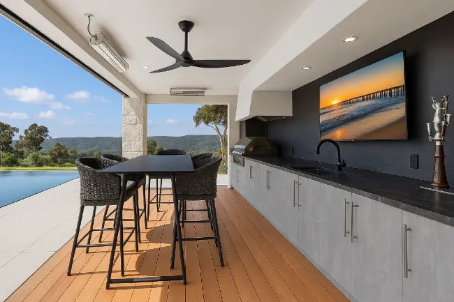 Modern Outdoor Kitchen Design 12