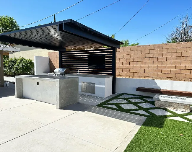 Modern Outdoor Kitchen Design 19