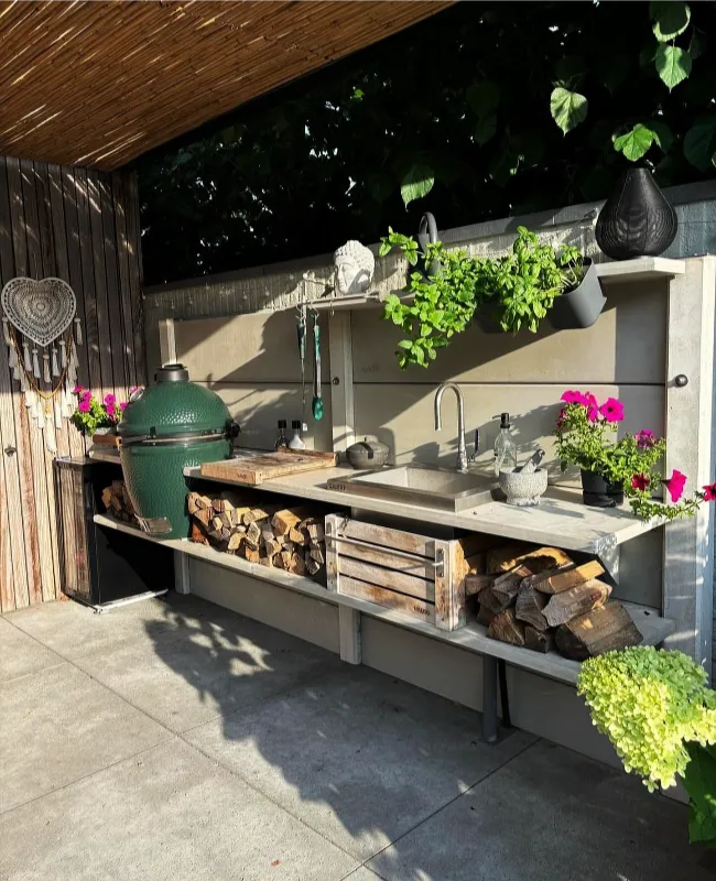 Modern Outdoor Kitchen Design 20