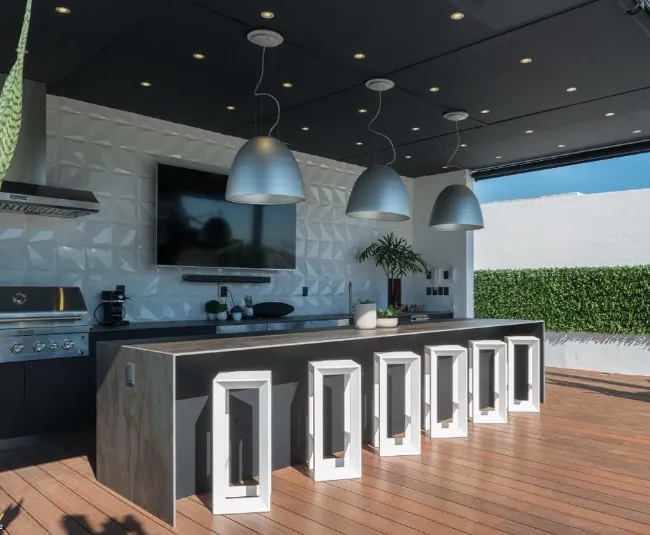 Modern Outdoor Kitchen Design 7