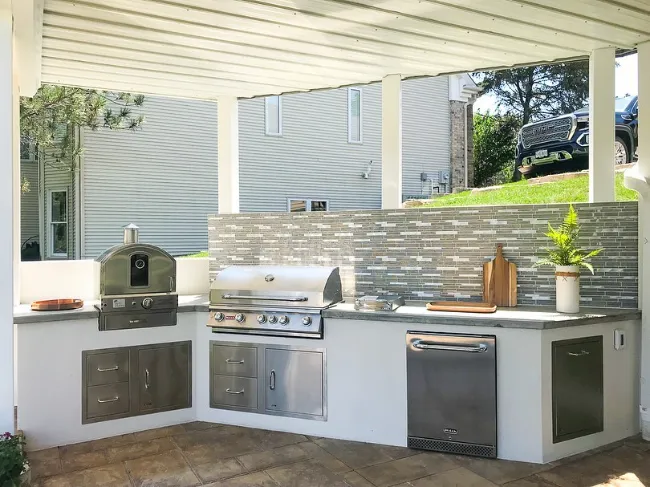 Modern Outdoor Kitchen Design 9