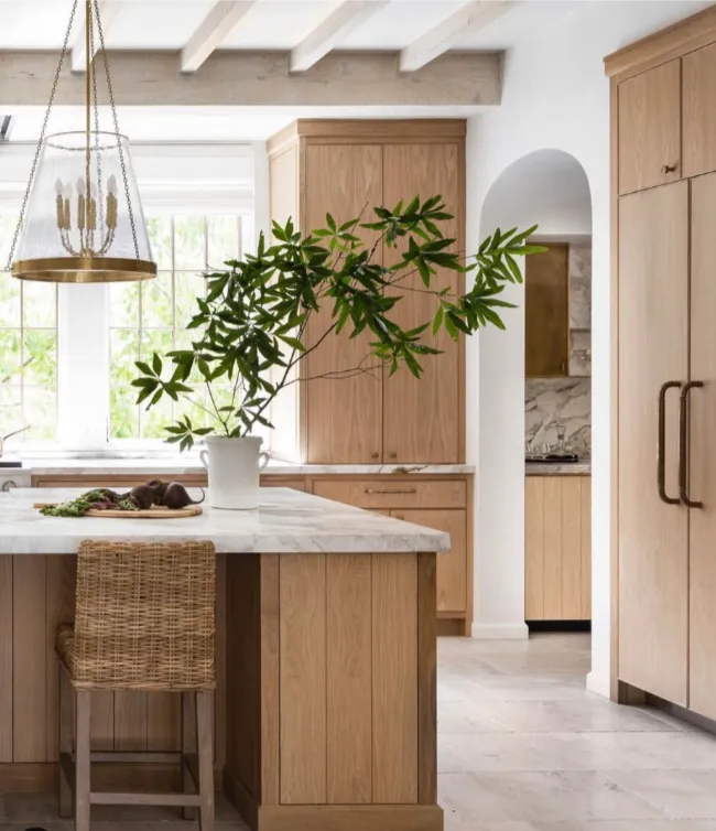 White Marble Kitchen Countertops 3