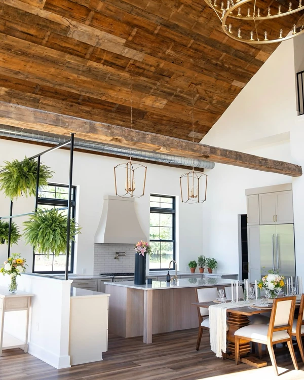 Sleek Industrial Farmhouse Kitchen
