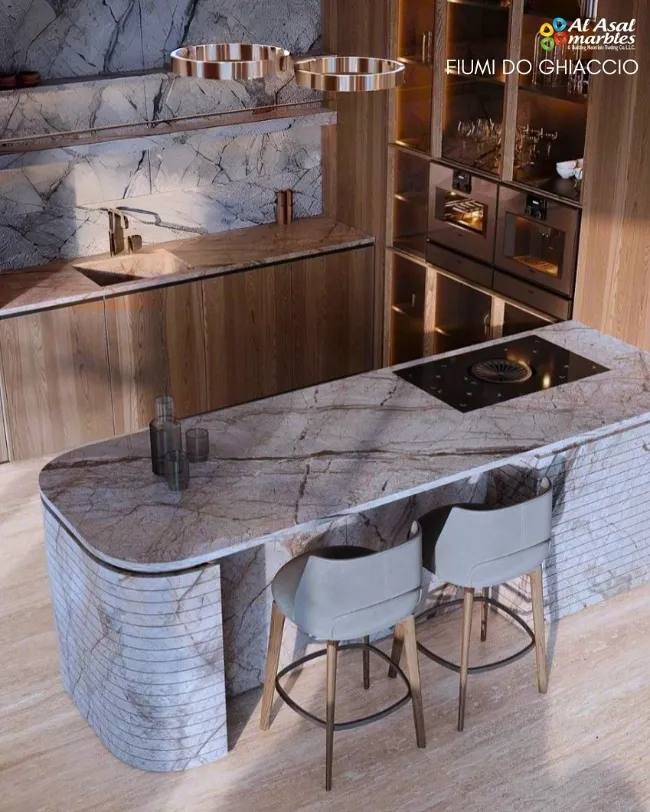 blue Granite Countertops for Kitchen 1