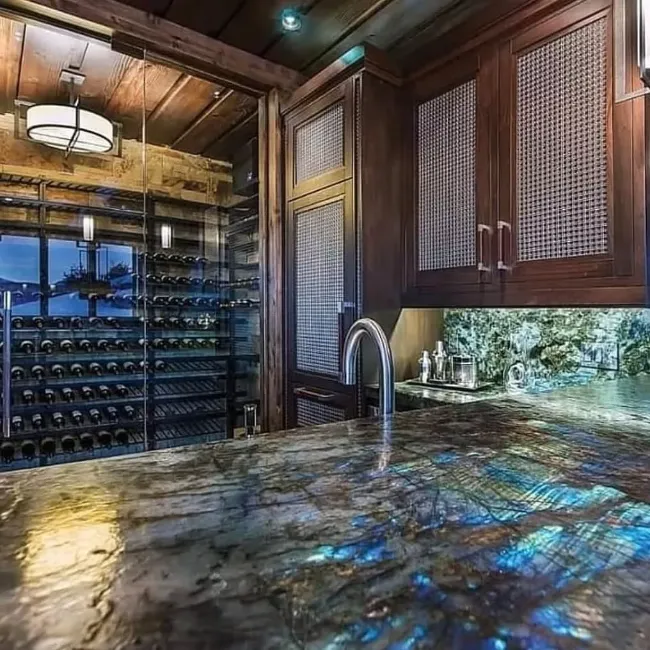 blue Granite Countertops for Kitchen 16