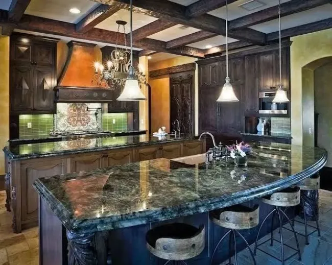blue Granite Countertops for Kitchen 23