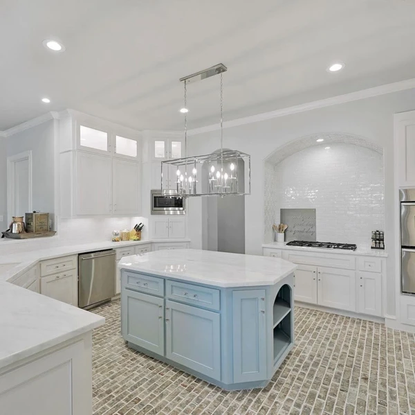 Rustic Charm Brick Backsplash