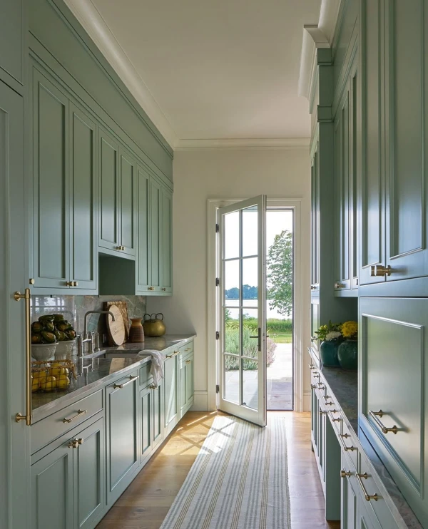 Warmth and Character: Rustic Brick Backsplash