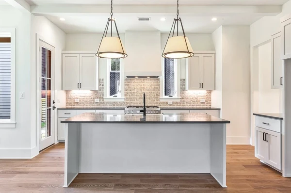 Warmth and Texture: Brick Kitchen Backsplash