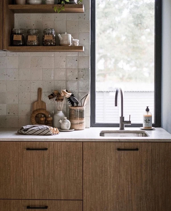 Cozy Earthy Kitchen Retreat
