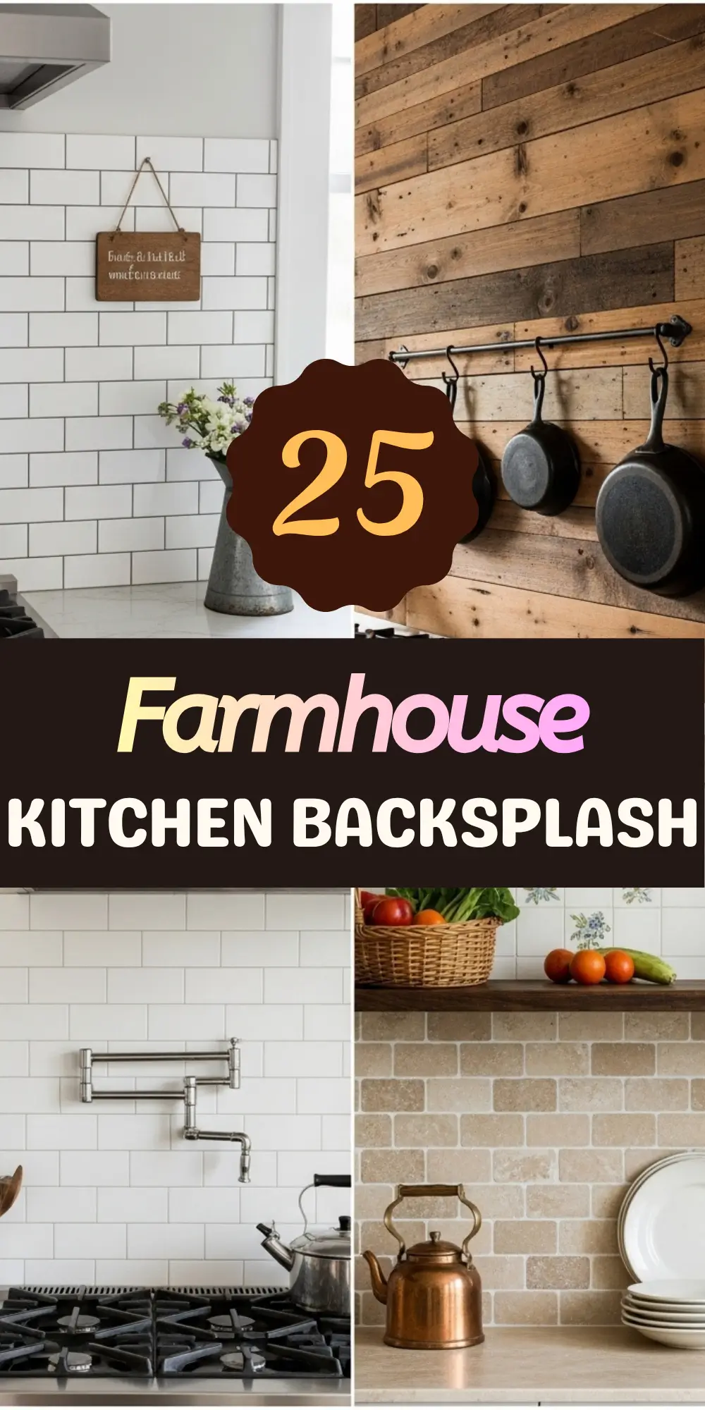 Best Farmhouse Kitchen Backsplash Ideas for a Rustic Home