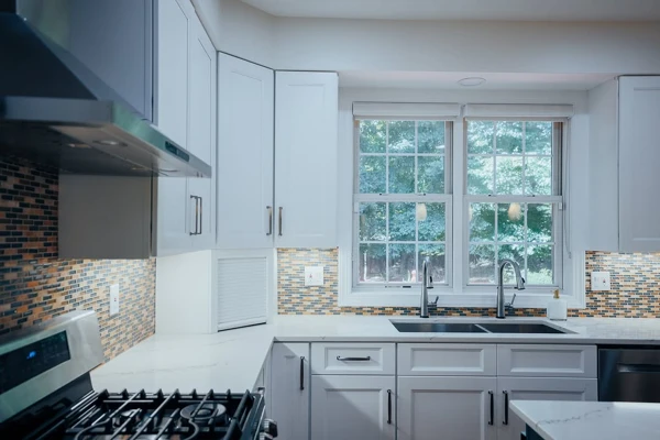 Radiant Blue Mosaic Backsplash