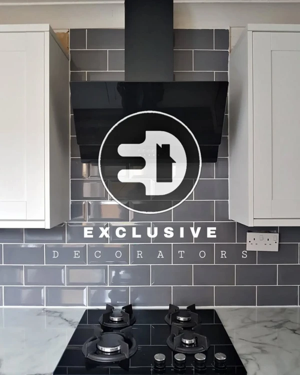 Bright and Clean Subway Tile Backsplash