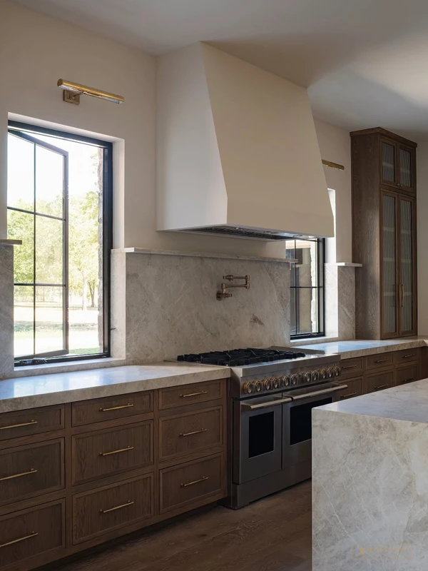 Warm Wood & Crisp White Harmony