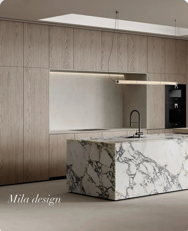 Timeless Oak & White Kitchen