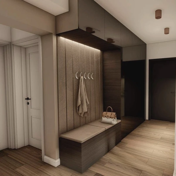 Elegant Mirror & Console Entry
