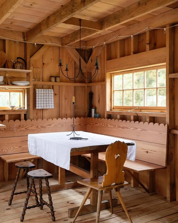 Rustic Charm Kitchen Nook