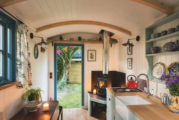 Rustic Haven: Small Kitchen Charm